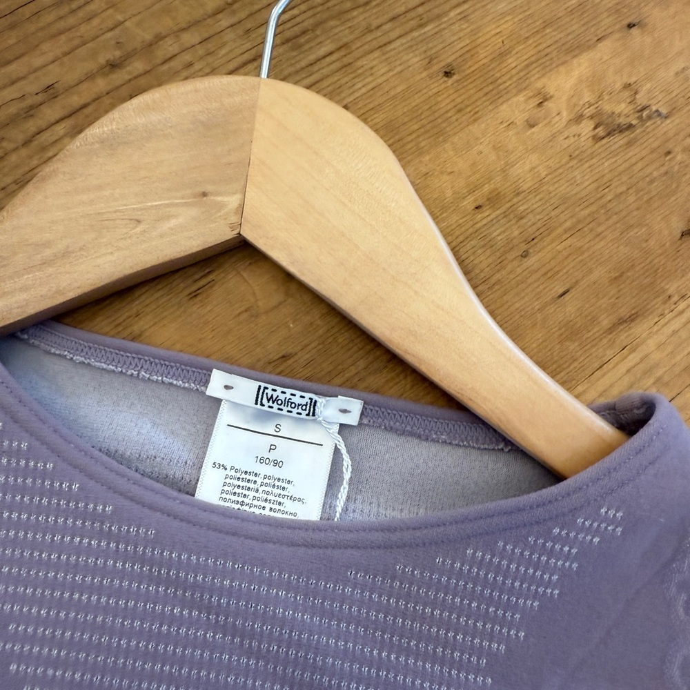 Wolford Purple Long Sleeve Top